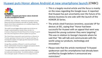 榮耀獲全球媒體盛贊，趙明 以創新科技對話世界